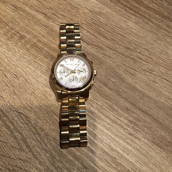 Gold colored Michael Kors watch